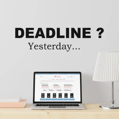 Zidne naljepnice za ured - Office Deadline