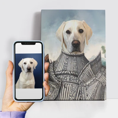 Personalizirana slika plemenitog psa