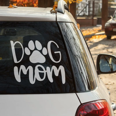 Auto naljepnica Dog Mom