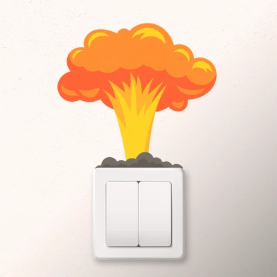 Sticker za zid Explosion