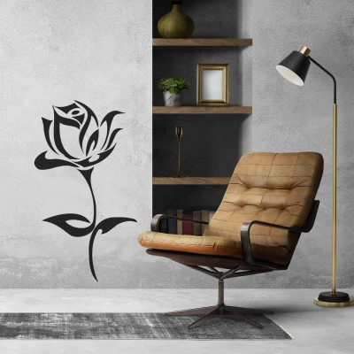 Zidna naljepnica od konca ruže