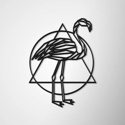 Ukras za zid Flamingo