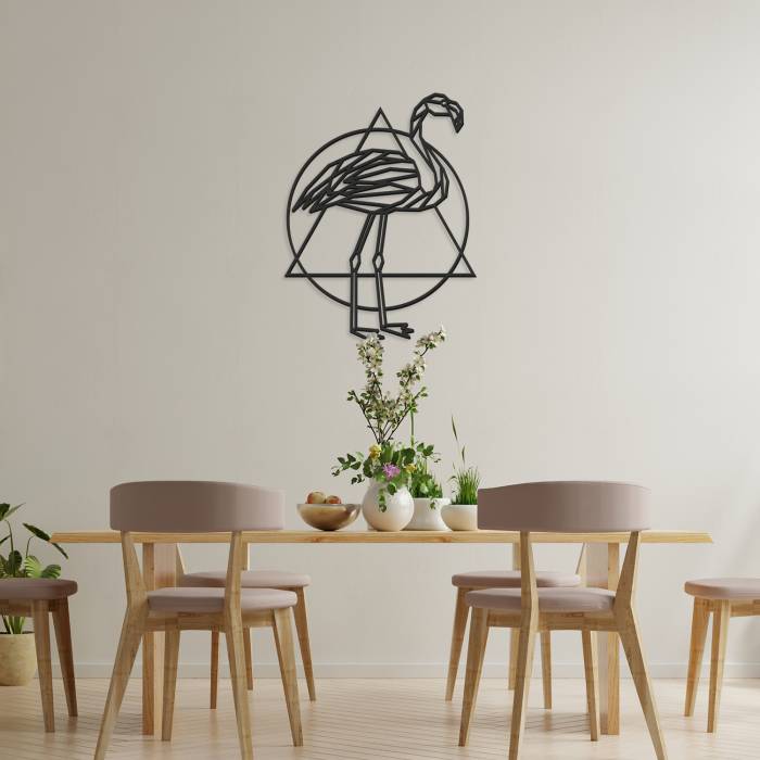Ukras za zid Flamingo