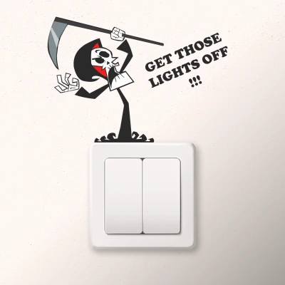 Sticker za prekidač Funny Grim
