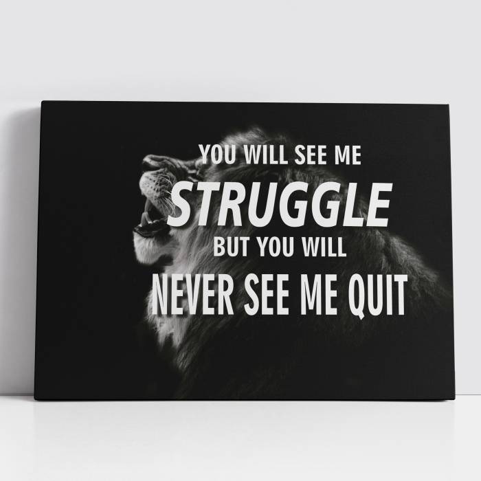 Personalizirana platnena slika - Struggle