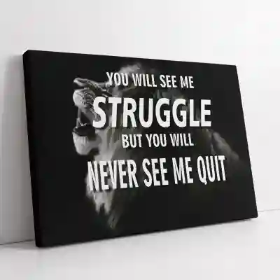 Personalizirana platnena slika - Struggle