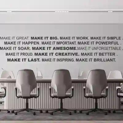 Zidne naljepnice za ured - MAKE IT