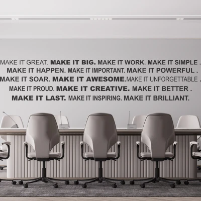 Zidne naljepnice za ured - MAKE IT
