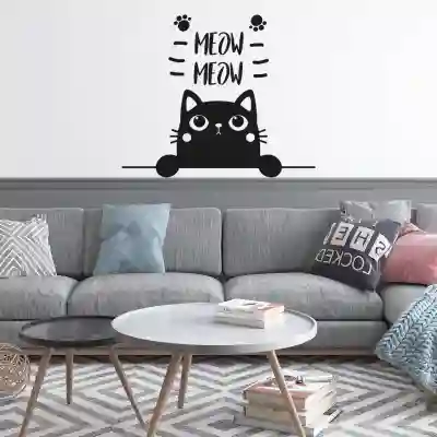 Dekorativna naljepnica-Meow