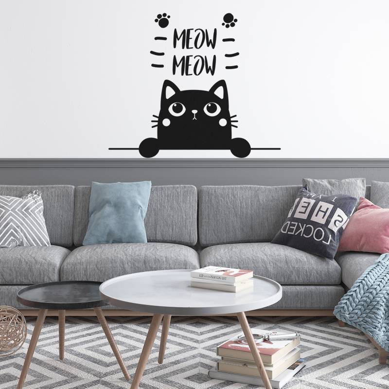 Dekorativna naljepnica-Meow
