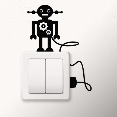 Naljepnica za Prekidač Robot