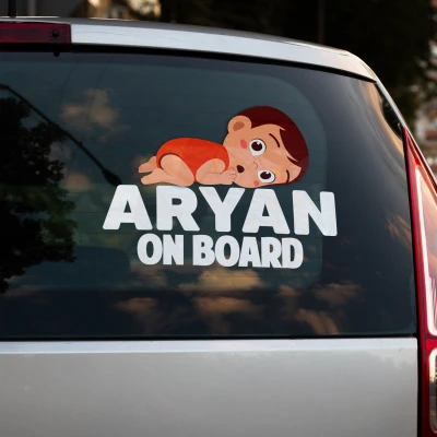 Personalizirana naljepnica - Beba spava