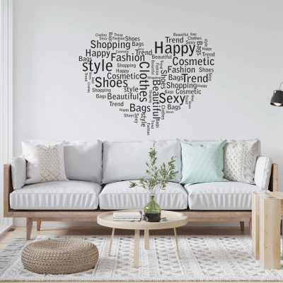 Sticker za zid – Heart