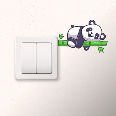 Sticker za prekidač Sleepy Panda