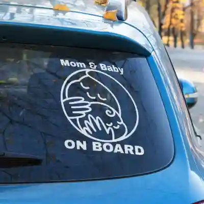 Personalizirana naljepnica Mama i Beba