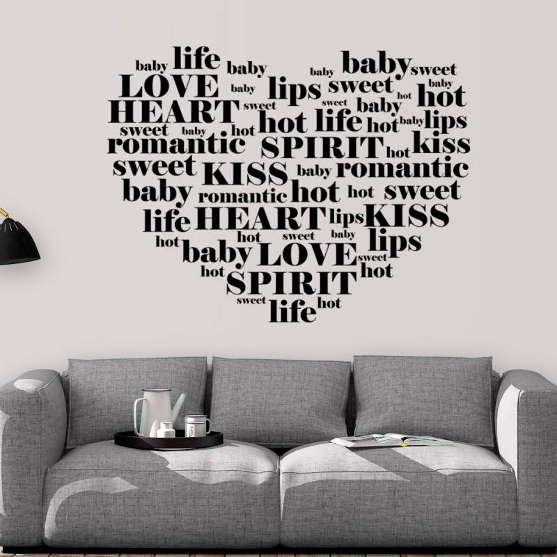 Sticker za zid – Heart.