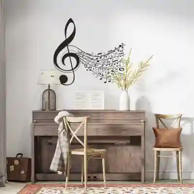 Muzikalne naljepnice za zid