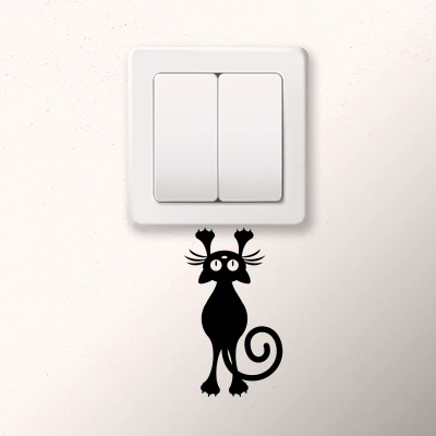 Sticker prekidač Mačka