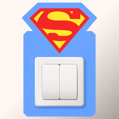 Sticker za prekidač Super Man