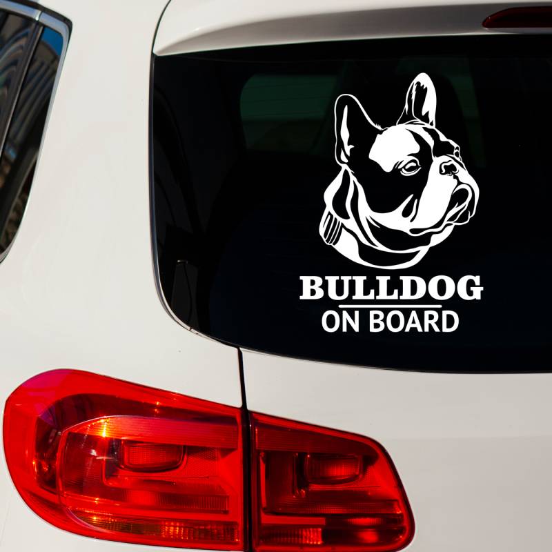 Auto naljepnica s buldogom