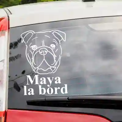 Auto naljepnica Buldog