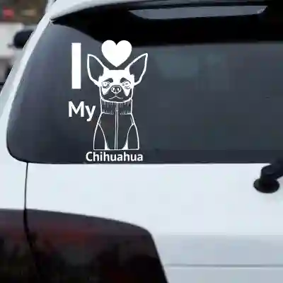 Personalizirana naljepnica Chihuahua