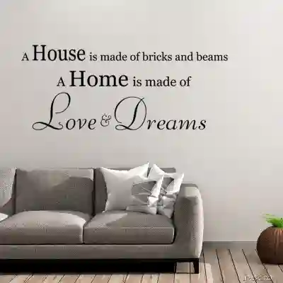 Sticker za zid Home