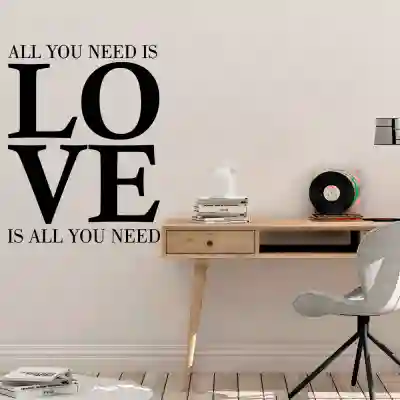 Sticker za zid Love