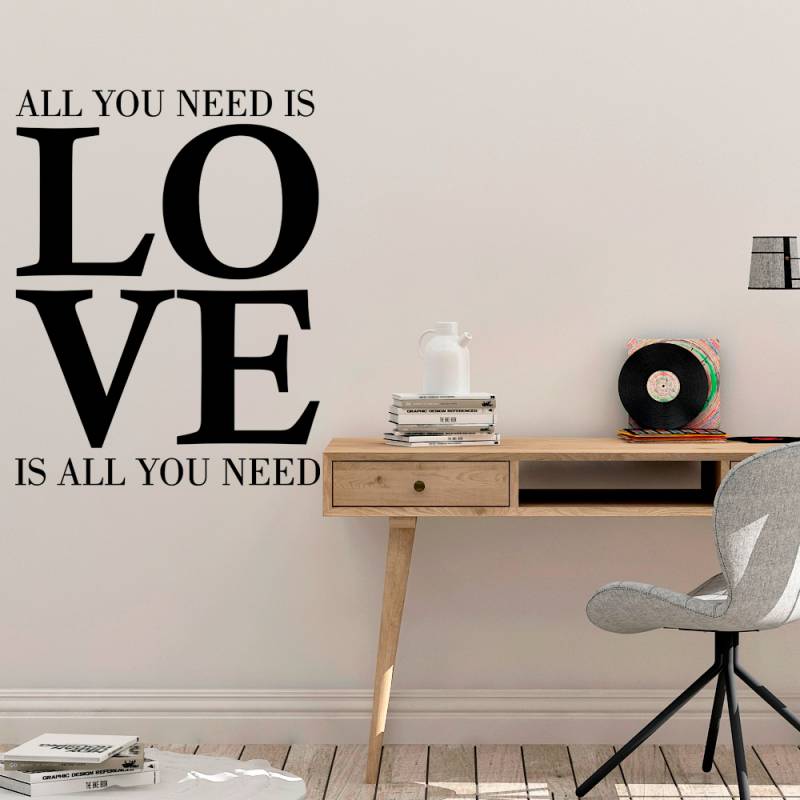 Sticker za zid Love