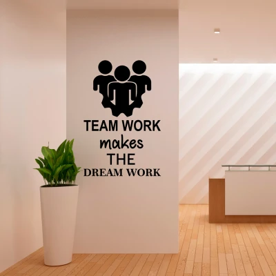 Naljepnica za stol Team work