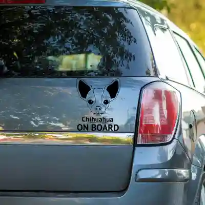 Personalizirana naljepnica Chihuahua