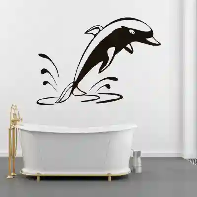 Silueta naljepnice Delfin