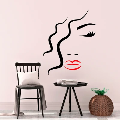 Zidna naljepnica Silueta žene
