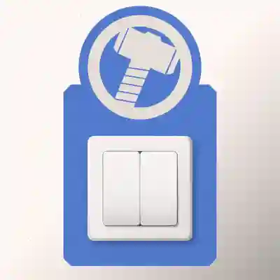 Sticker za prekidač Thor