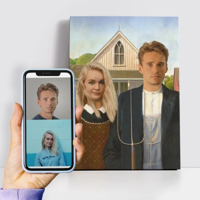 Personalizirana slika obitelji