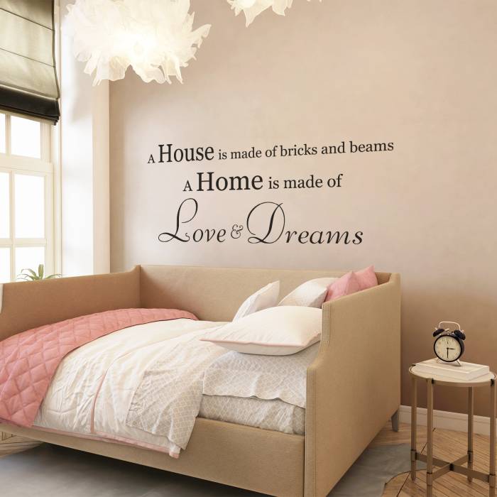 Sticker za zid Home
