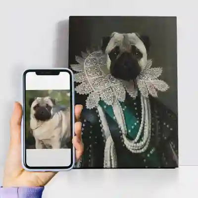 Personalizirana carska slika psa