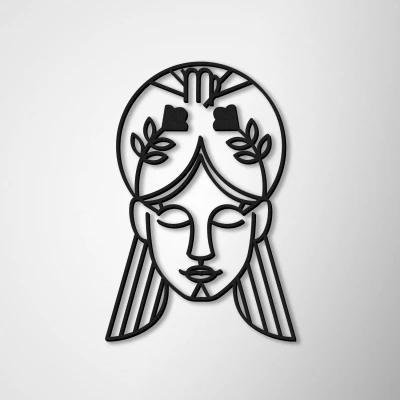 Ukras za zid-Djevica