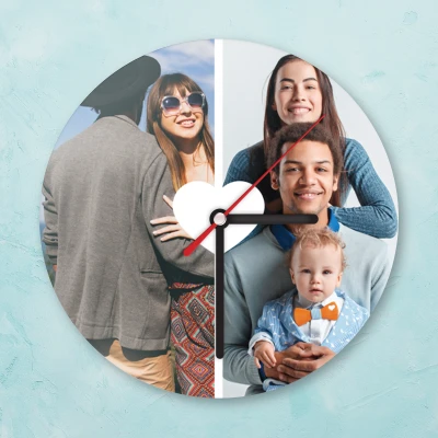 Personalizirani sat s dvije slike