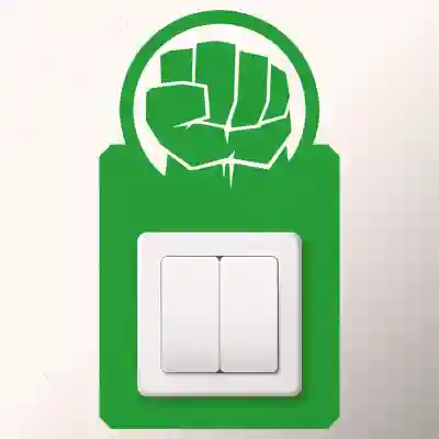 Sticker za zid Hulk