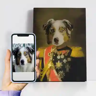 Personalizirana slika kraljevog psa