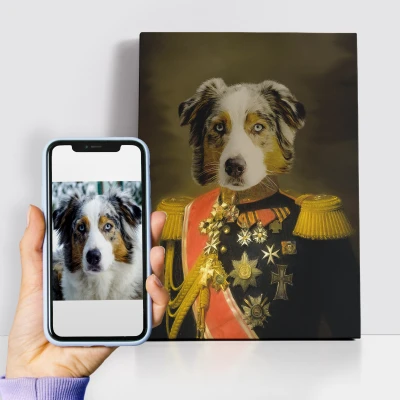 Personalizirana slika kraljevog psa