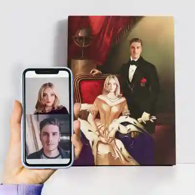 Personalizirana slika kraljevske obitelji