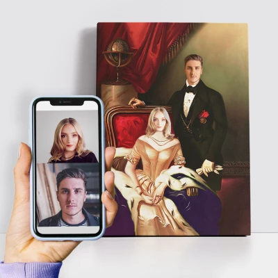 Personalizirana slika kraljevske obitelji