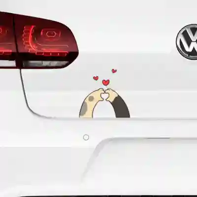Auto naljepnica - Mačje šape