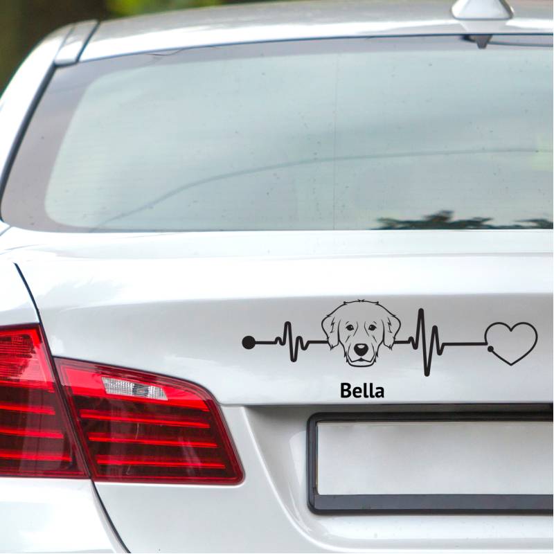 Personalizirana auto naljepnica Labrador