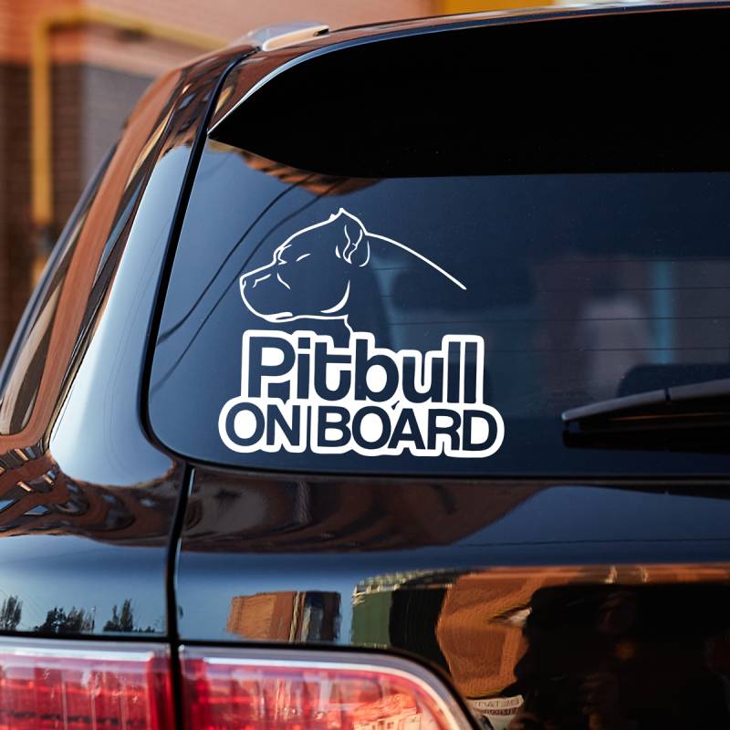 Naljepnica Pitbull na brodu